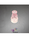 Bouddha en pierre de fluorine rose livraison rapide