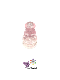 Bouddha en pierre de fluorine rose livraison rapide