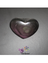 Coeur en pierre naturelle d'Obsidienne Oeil Céleste 6/7 cm