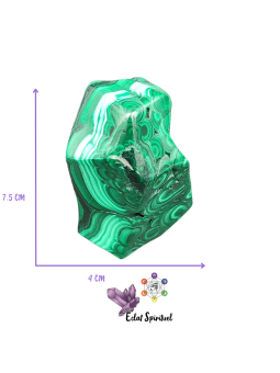 Forme libre en Malchite d'environ 374G