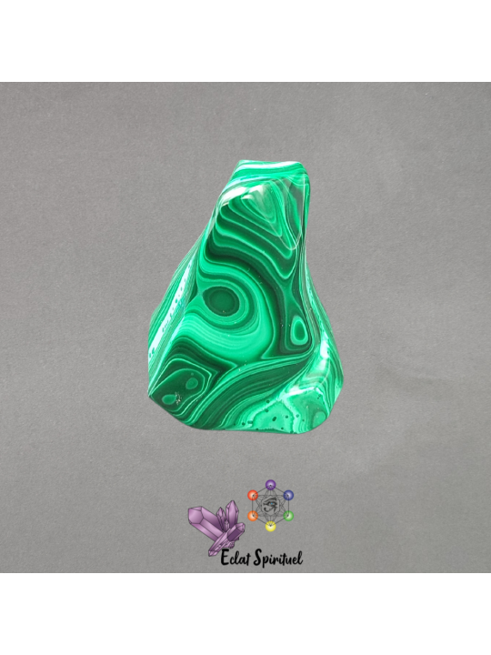 Forme libre en Malchite d'environ 349G