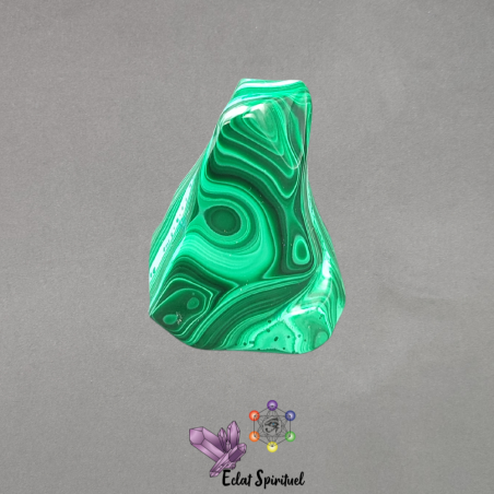 Forme libre en Malchite d'environ 349G