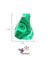 Forme libre en Malchite d'environ 349G
