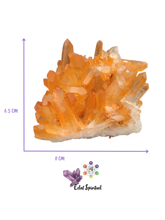 Druse en Quartz hématoïde d'environ 322G