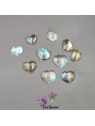 Cœur en pierre naturelle de labradorite de 2/3 cm