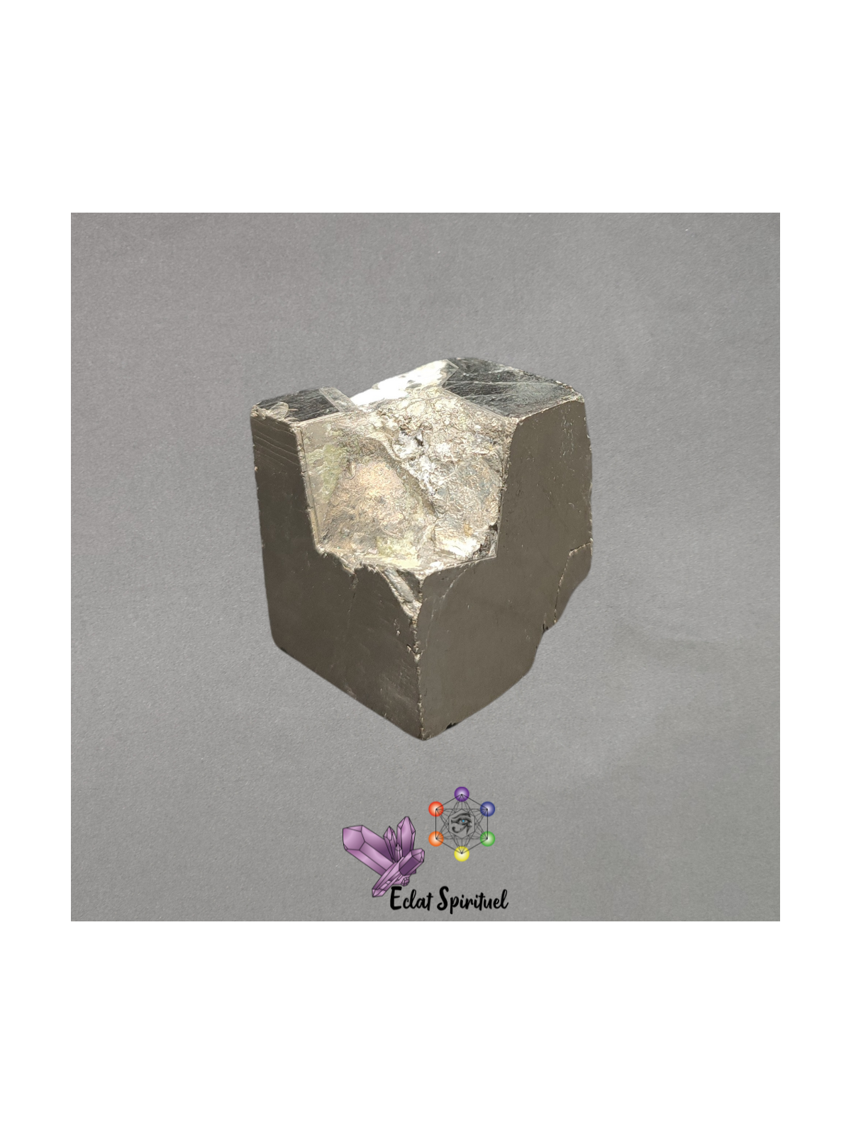 Cube en pyrite de fer de 95G