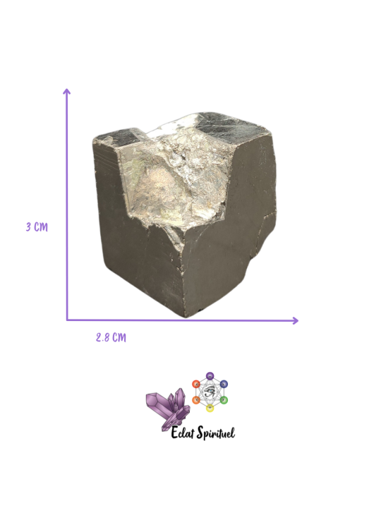 Cube en pyrite de fer de 95G