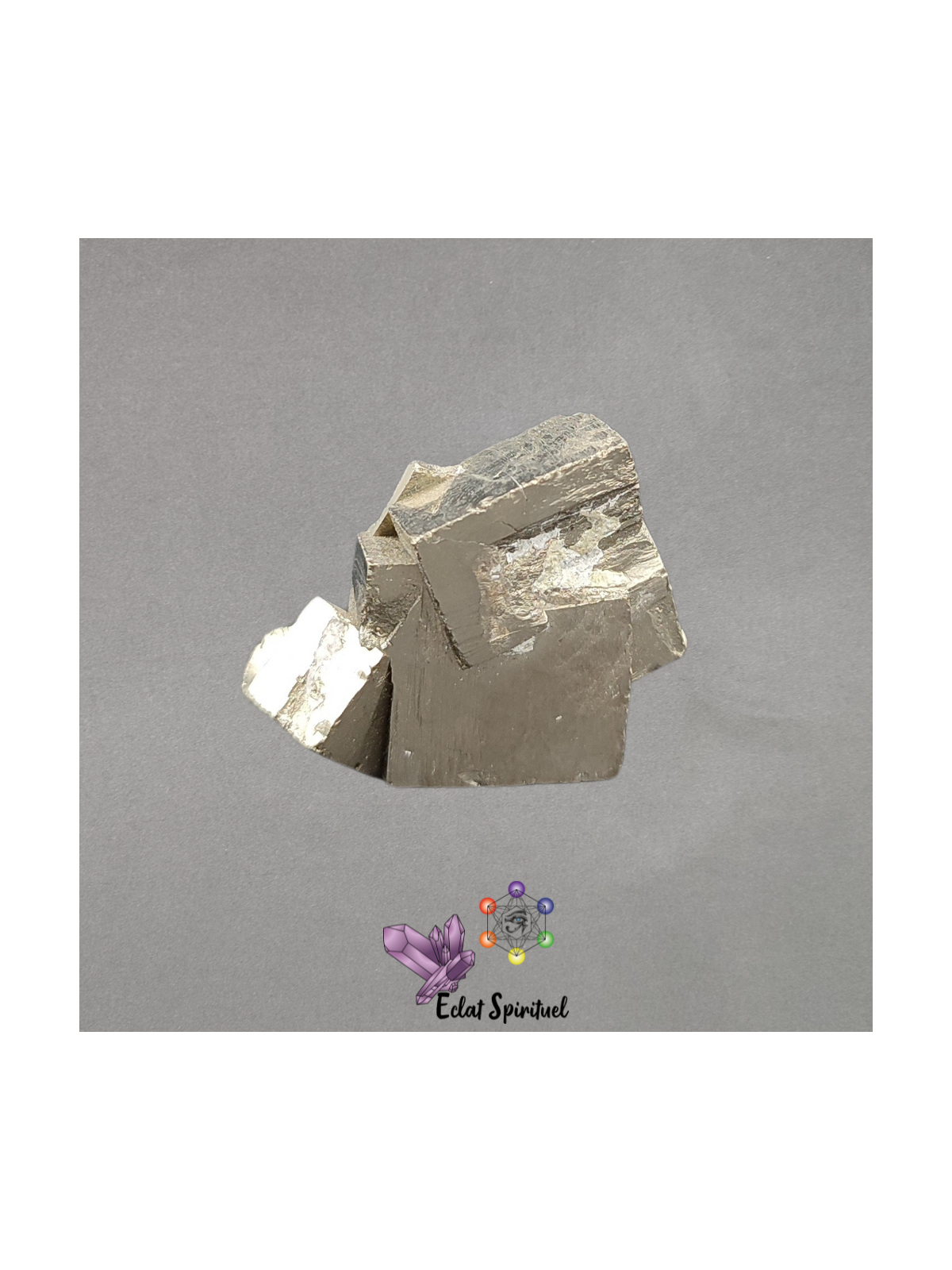 Cube en pyrite de fer de 44G