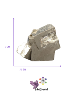 Cube en pyrite de fer de 44G