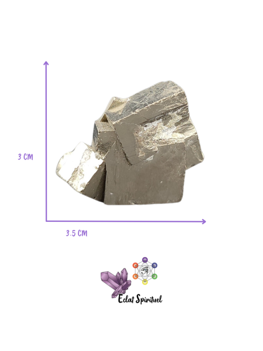 Cube en pyrite de fer de 44G