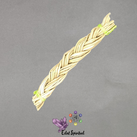Foin d'odeur en tresse de 10 CM pour purification