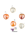 Pendentif en forme de Cœur en pierre naturelle de cornaline