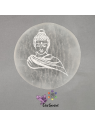 Plaque avec Bouddha en Sélénite de 10 CM
