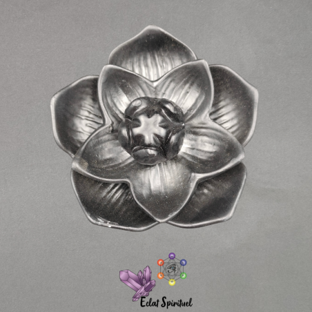 Porte-encens Lotus Céramique – 12 cm – Éclat Spirituel
