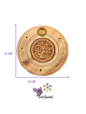 Support encens Arbre de Vie bois – Ø 10 cm – Éclat Spirituel