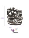 Support backflow Om céramique – 13×8×12 cm – Éclat Spirituel
