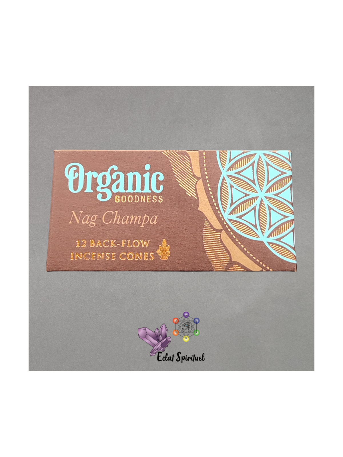 Cônes backflow Organic Goodness Nag Champa – 12 pcs | Harmonie