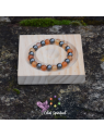 Bracelet cornaline & hématite | Énergie & ancrage