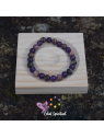 Bracelet améthyste rhodonite | Sérénité & réconfort émotionnel
