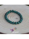Bracelet 8 mm en pierre naturelle malachite