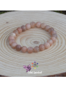 Bracelet 8 mm en pierre naturelle de soleil