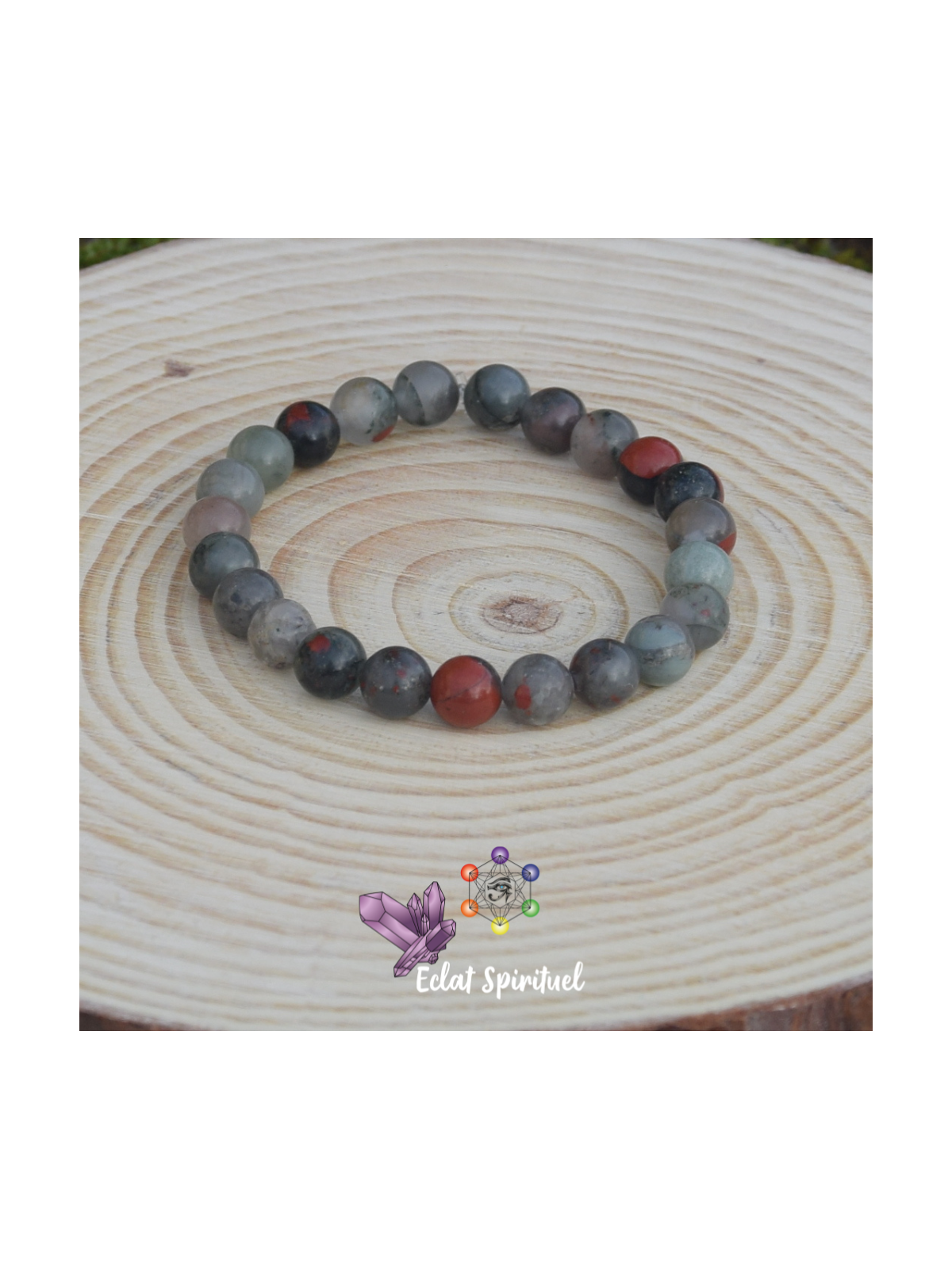 Jaspe héliotrope | Force intérieure & protection – Eclat Spirituel