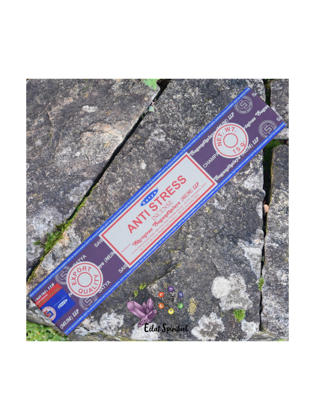Satya Anti-Stress – Encens Bâtonnets Relaxants 15 g