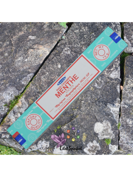 Satya Menthe – Bâtonnets d’Encens Fraîcheur 15 g