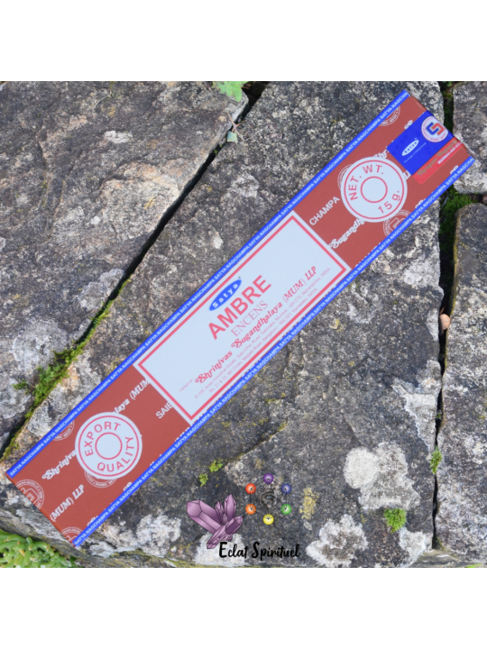 Satya Ambre – Bâtonnets d’Encens Chaleureux 15 g