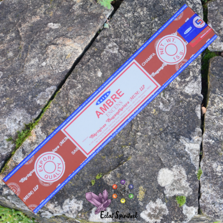 Satya Ambre – Bâtonnets d’Encens Chaleureux 15 g