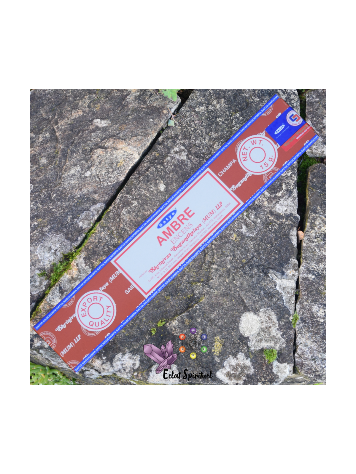 Satya Ambre – Bâtonnets d’Encens Chaleureux 15 g