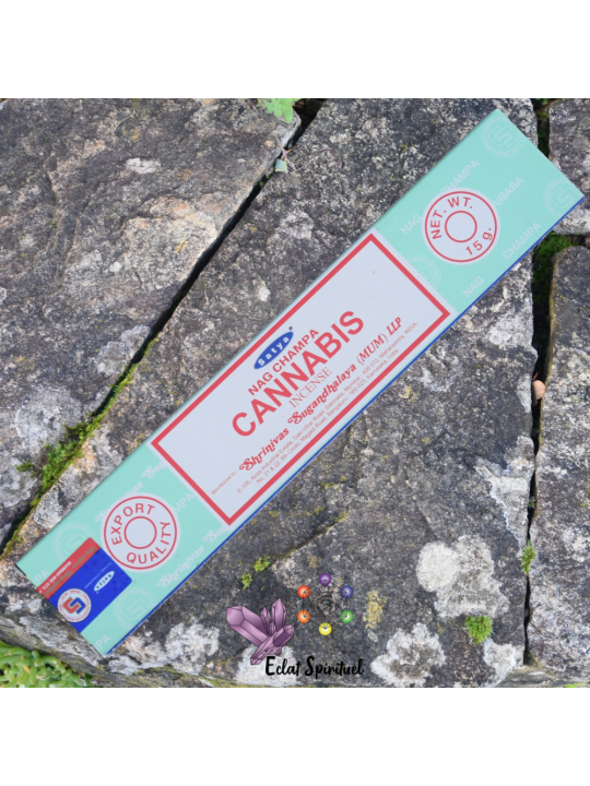 Encens Satya Cannabis 15 g | Parfum végétal