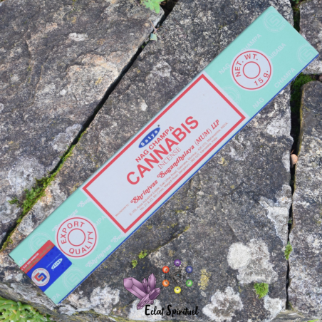 Encens Satya Cannabis 15 g | Parfum végétal
