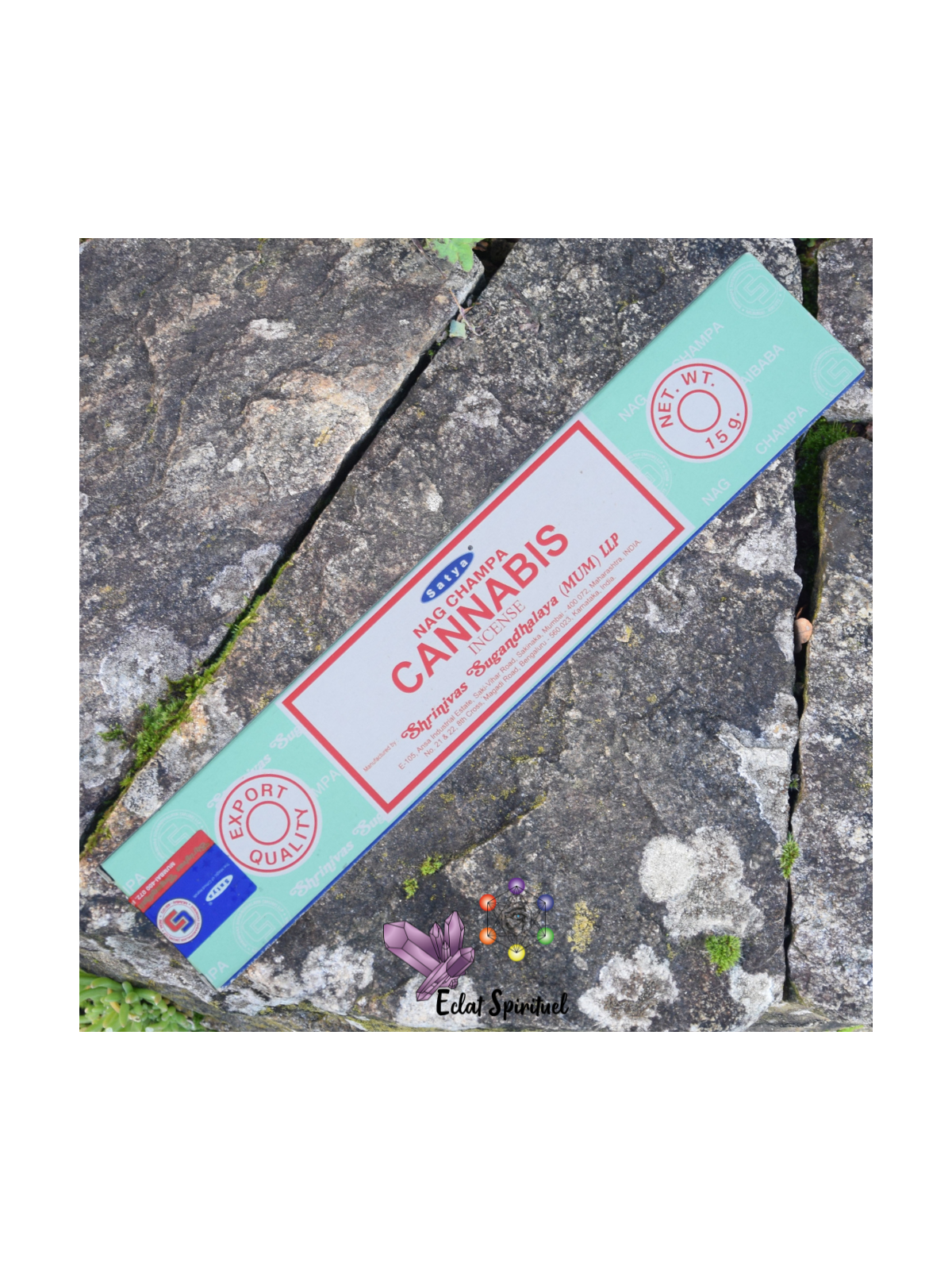 Encens Satya Cannabis 15 g | Parfum végétal