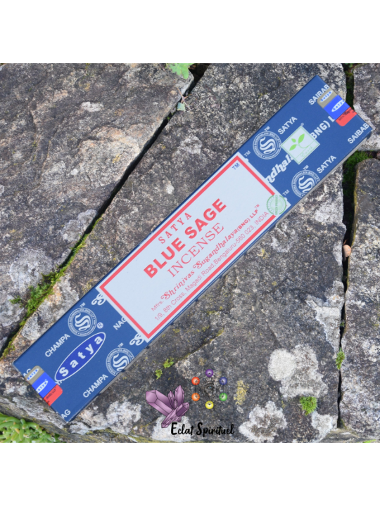 Bâtonnet d'encens Satya blue sage
