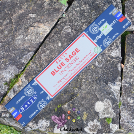 Bâtonnet d'encens Satya blue sage