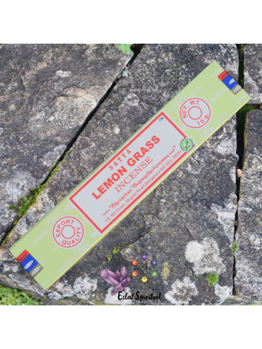 Bâtonnet d'encens Satya Lemon Grass de qualité