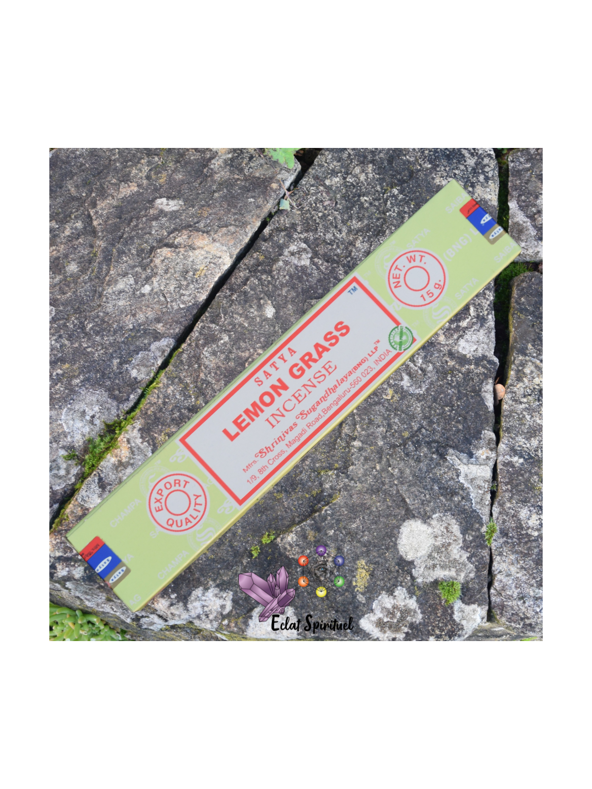 Bâtonnet d'encens Satya Lemon Grass de qualité