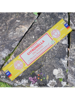 Encens Satya Citronnelle 15 g | Parfum frais et citronné