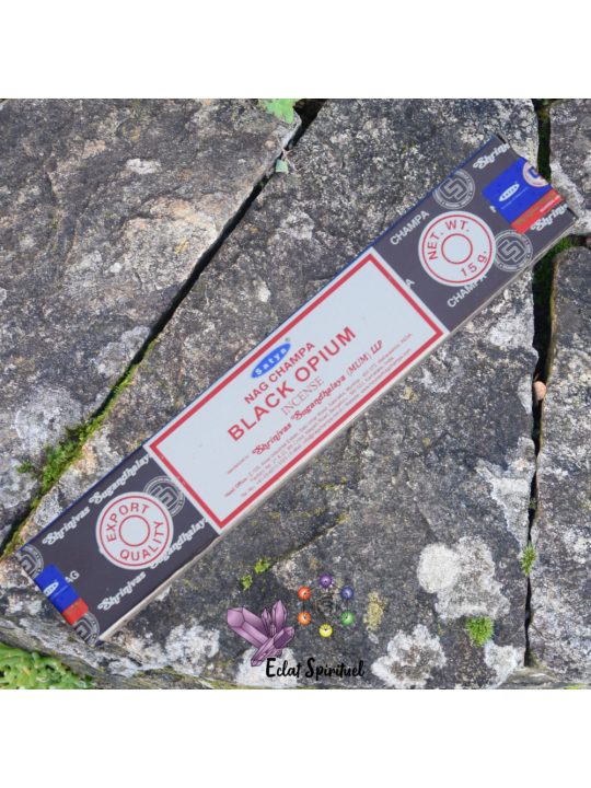 Encens Satya Black Opium 15 g | Énergie & Mystère