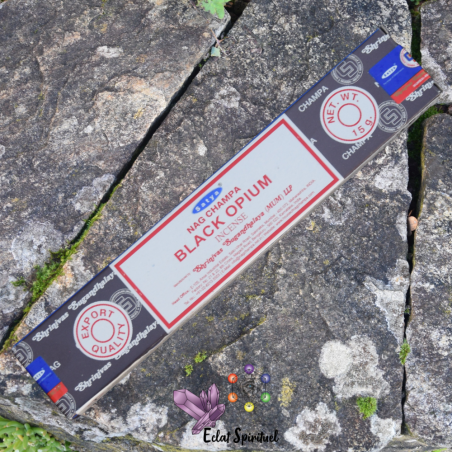 Encens Satya Black Opium 15 g | Énergie & Mystère