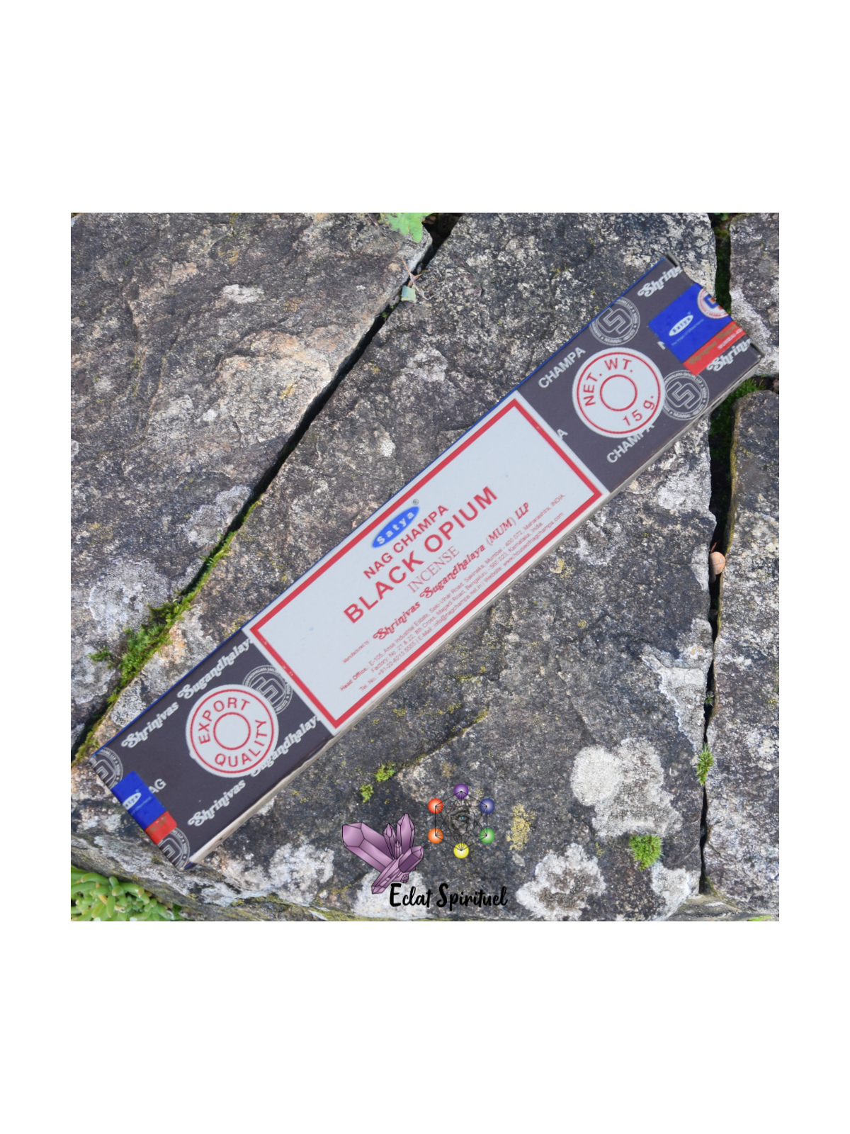 Encens Satya Black Opium 15 g | Énergie & Mystère