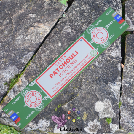 Bâtonnet d'encens Satya au Patchouli