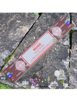 Encens Satya Musc 15 g | Parfum doux et envoûtant