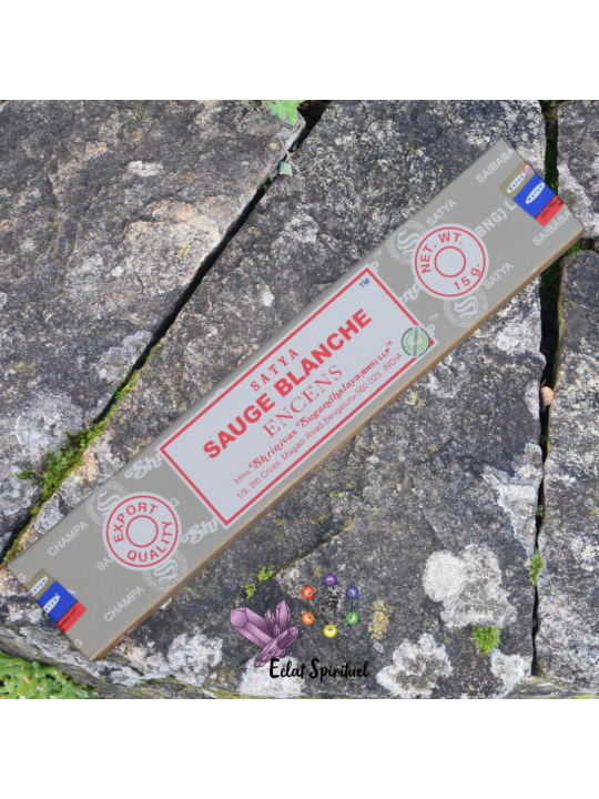 Encens Satya White Sage 15g | Purification & Sérénité