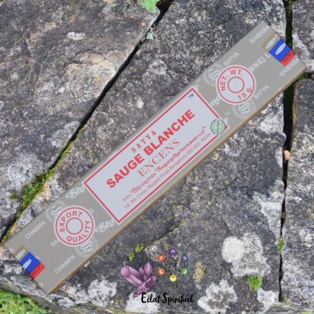 Encens Satya White Sage 15g | Purification & Sérénité