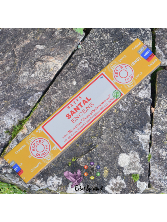 Encens Satya Sandalwood 15 g | Bois de Santal & Ancrage