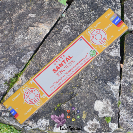 Encens Satya Sandalwood 15 g | Bois de Santal & Ancrage