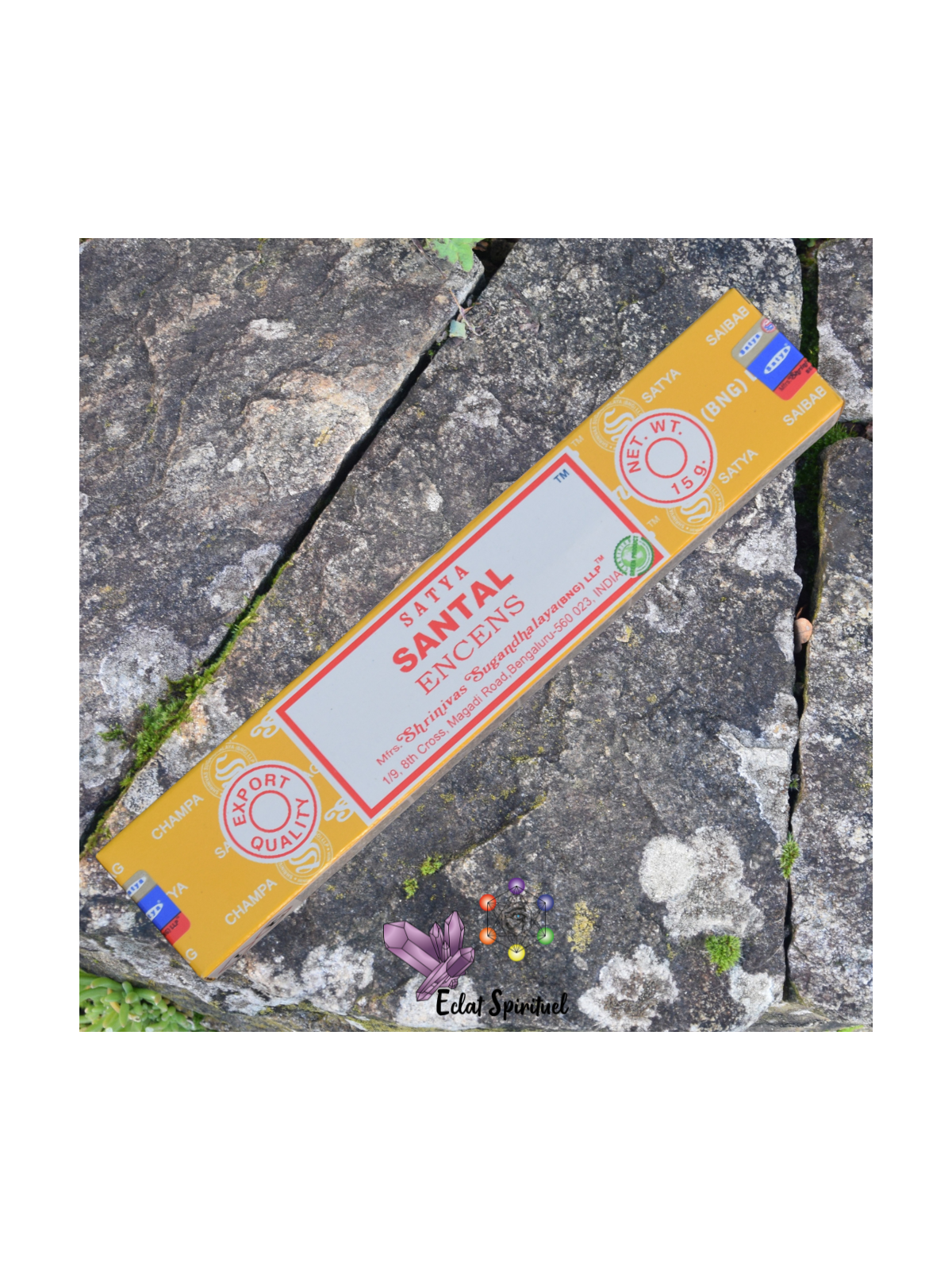 Encens Satya Sandalwood 15 g | Bois de Santal & Ancrage