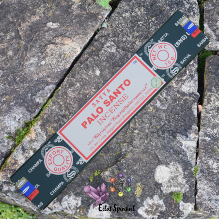 Encens Satya Palo Santo 15 g | Encens en bâtonnets